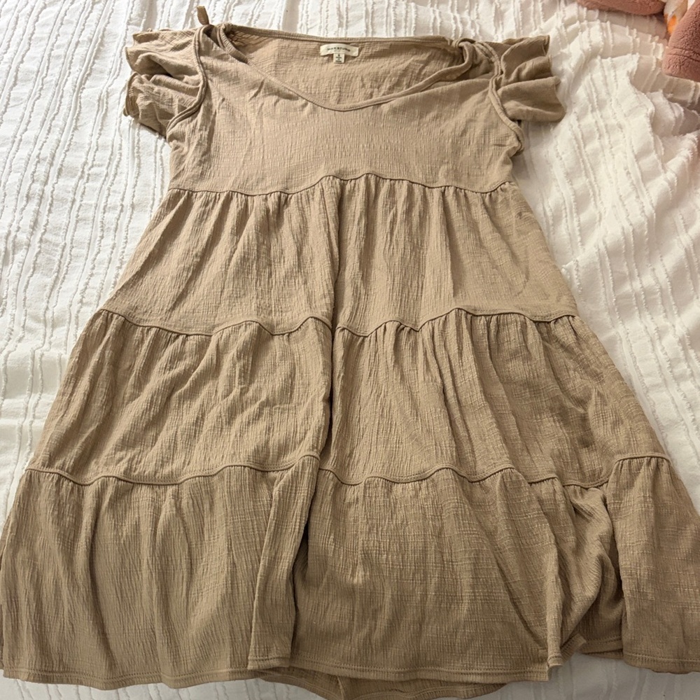 Max Studio Beige Textured Dress
